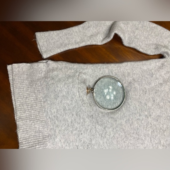 Essential wool merino mix V-Neck Sweater two pockets. J.Crew - Picture 11 of 14